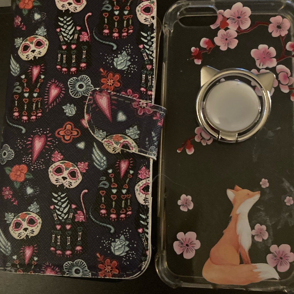 Two iPhone SE phone cases